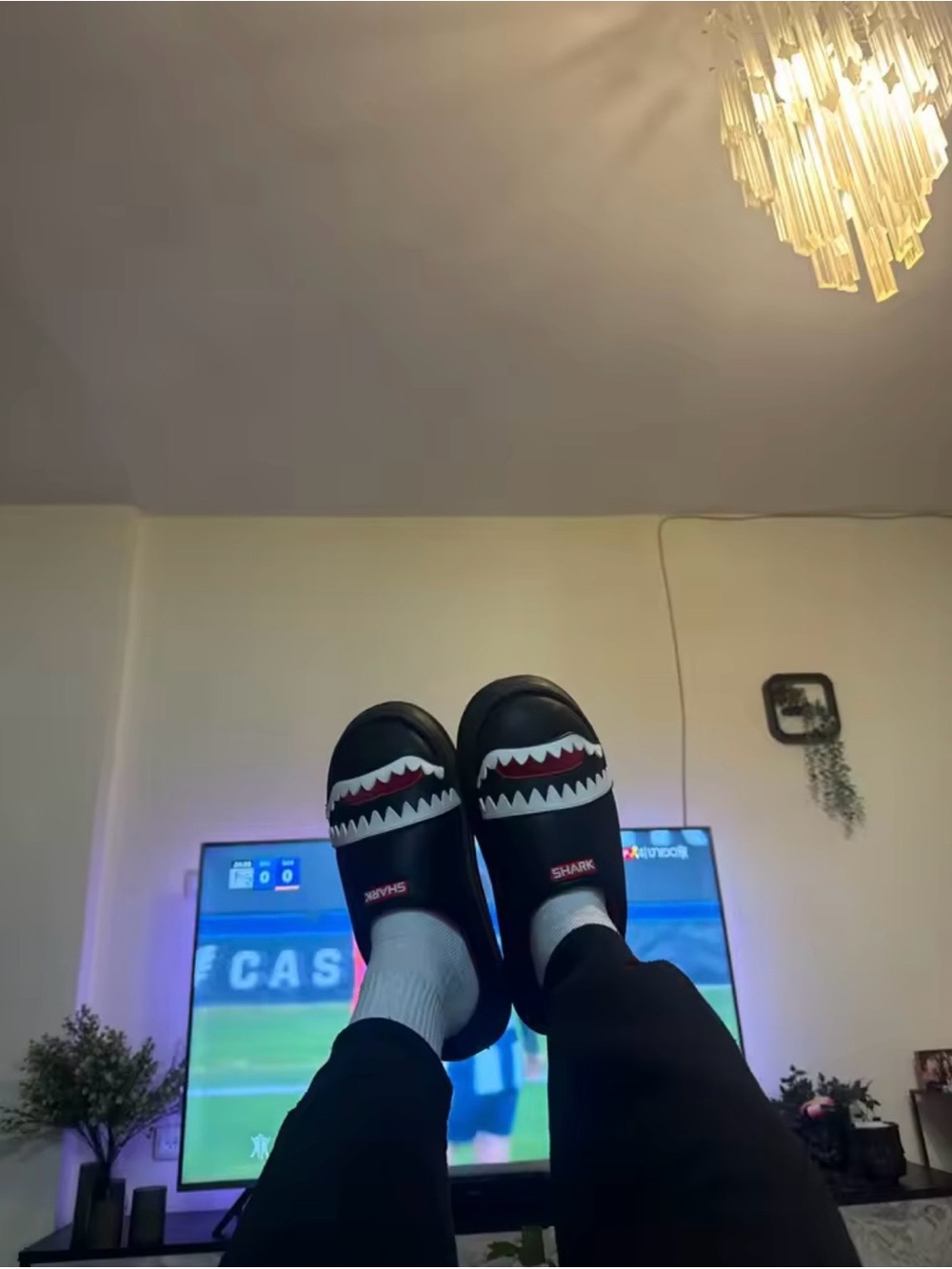 Black Shark Slide Sandals.